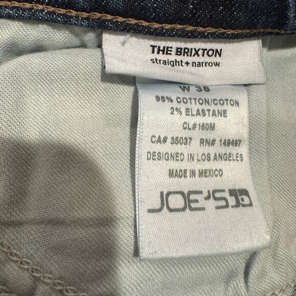 Joe's Jeans Brixton Straight Narrow - Size 38 x 34 - Picture 4 of 8